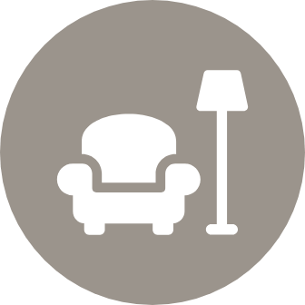 Enjoy the appeal of wood-style plank flooring in living spaces
