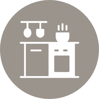 Cook for friends with stainless steel kitchen appliances
